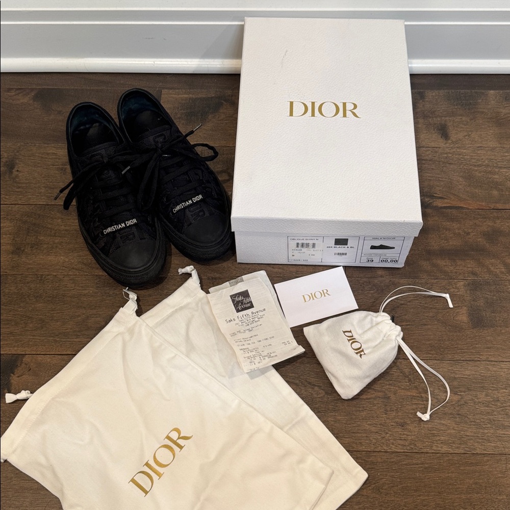Christian Dior Walk'n'Dior Black Sneakers